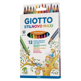 PASTELLI GIOTTO STILNOVO MAXI CONF.12PZ 