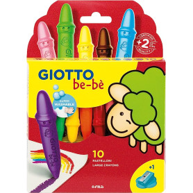 PASTELLI A CERA GIOTTO BEBE' CONF.10PZ 