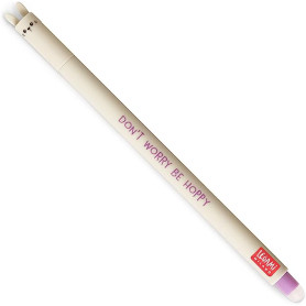PENNA GEL CANCELLABILE - BUNNY - ROSA 