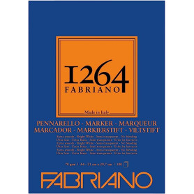 BLOCCO FABRIANO 1264 MARKER A4 COLLATO GR.70 FG100