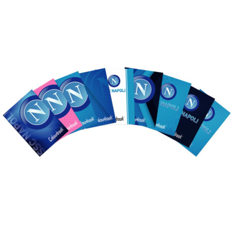 QUADERNO MAXI SSC NAPOLI RIGO 10MM GR.100 COLOURBOOK