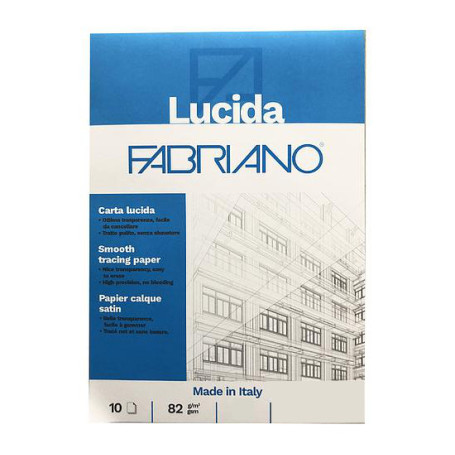 BLOCCO CARTA LUCIDA 29,7X42 GR.82 FF10 F ABRIANO