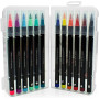 SET 12 PENNARELLI BRUSH MARKERS MULTICOL LEGAMI