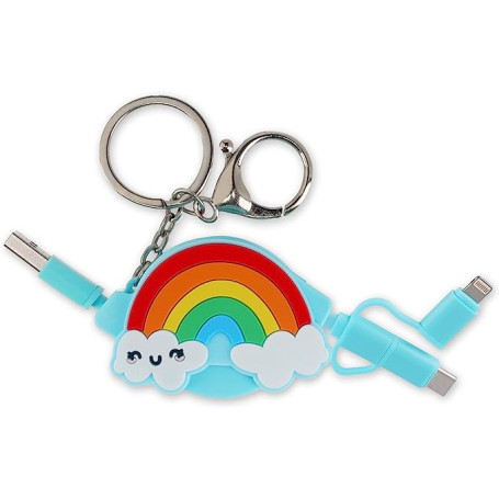 CAVO DI RICARICA 3-IN-1 RAINBOW 