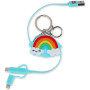 CAVO DI RICARICA 3-IN-1 RAINBOW 