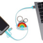 CAVO DI RICARICA 3-IN-1 RAINBOW 