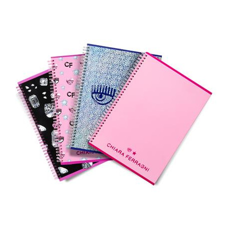 QUADERNO SPIRALATO CHIARA FERRAGNI 5MM 