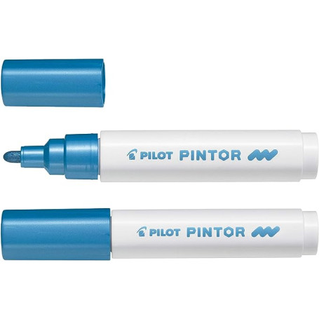 MARCATORE PILOT PINTOR 1,4 MM BLU METAL PILOT