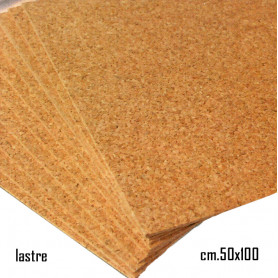 SUGHERO LASTRA CM.50X100 SPESSORE MM.4 