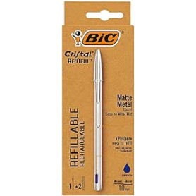 PENNA BIC CRISTAL RE NEW RICARICABILE BL U