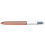 PENNA SFERA ROSE GOLD 4 COLORI BIC 