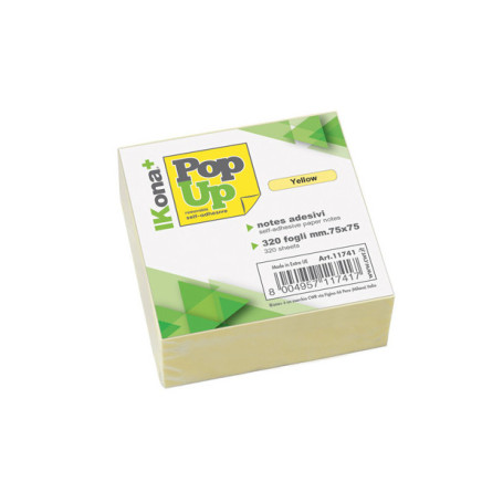 POP-UP NOTES CUBO FG.320 GIALLI MM.75X75 