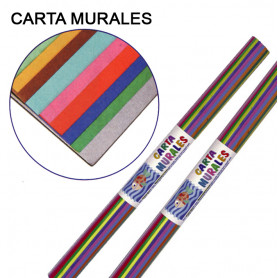 CARTA MURALES - CONF. 10 FOGLI CM. 70X10 0 - COL. ASS.