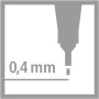 PENNA STABILO POINT88 0,4MM MALVA CHIARO 