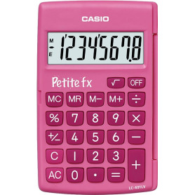 CALCOLATRICE TASCABILE CASIO LC-401LV PINK