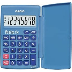 CALCOLATRICE TASCABILE CASIO LC-401LV BLU