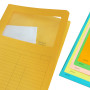 CARTELLINE SINTEX AZZURRE CON FINESTRA CONF.50PZ
