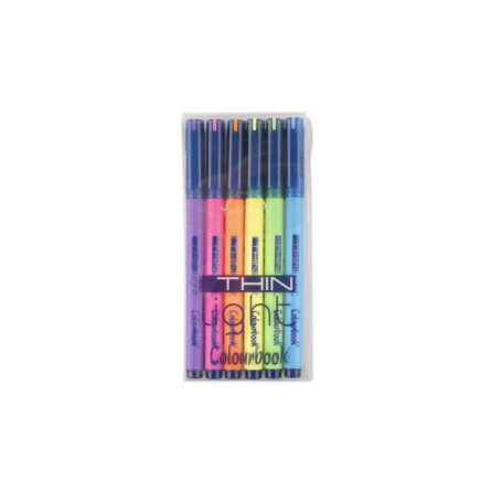 EVIDENZIATORE SLIM IRIS FLUO CONF.6PZ COLOURBOOK