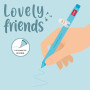 PENNA GEL LOVELY FRIENDS-LLAMA LEGAMI