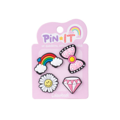 SPILLETTE DECORATIVE PIN-IT CONF. 4PZ COLOURBOOK