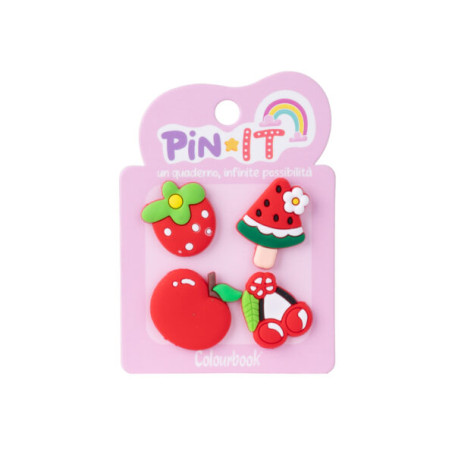 SPILLETTE DECORATIVE PIN-IT CONF. 4PZ COLOURBOOK