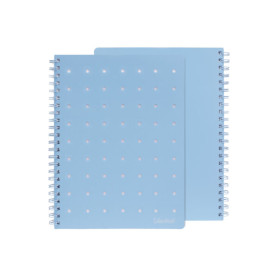QUADERNO A6 SPIRALATO PIN-IT 5MM CELESTE COLOURBOOK