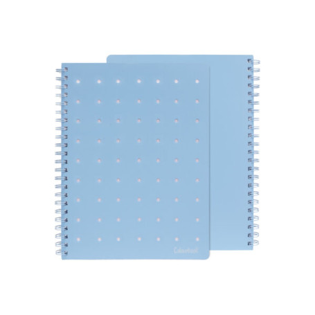 QUADERNO A6 SPIRALATO PIN-IT 5MM CELESTE COLOURBOOK