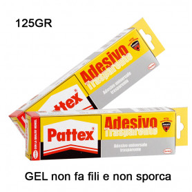 COLLA ADESIVA TRASPARENTE PATTEX 125GR 