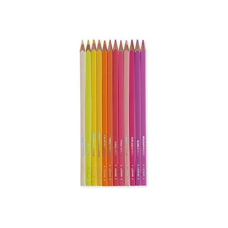 SET DI 12 MATITE COLORATE MAGENTA LEGAMI