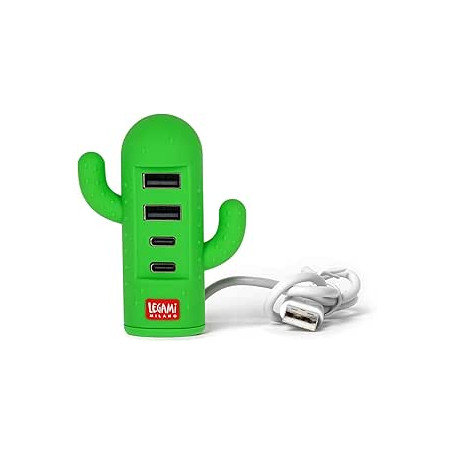 MINI USB HUB A 4 PORTE-CACTUS 