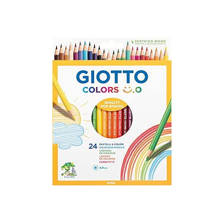PASTELLI GIOTTO COLORS MM3.0 CONF.24PZ 