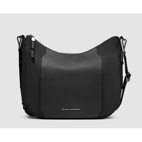 TRACOLLA DONNA PORTAIPAD IN TESSUTO E PELLE