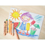 MATITA COLORATA 3IN1 MAXI JUMBO CONF.6PZ COLOURBOOK