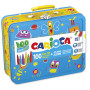 VALIGETTA IN METALLO PENNARELLI+ALBUM CONF.100PZ CARIOCA