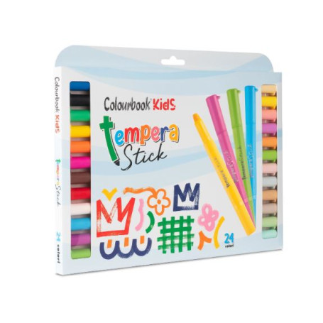 TEMPERA STICK CONF.24PZ COLOURBOOK KIDS 