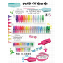 EVIDENZIATORI MINI TINTA UNITA CONF.18PZ PALETTE