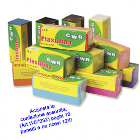 PLASTILINA - CONF. 12 PANETTI GR.500 - C OL. ASS.