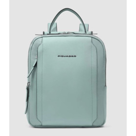 ZAINO DONNA PORTA COMPUTER IN TESSUTO E PELLE