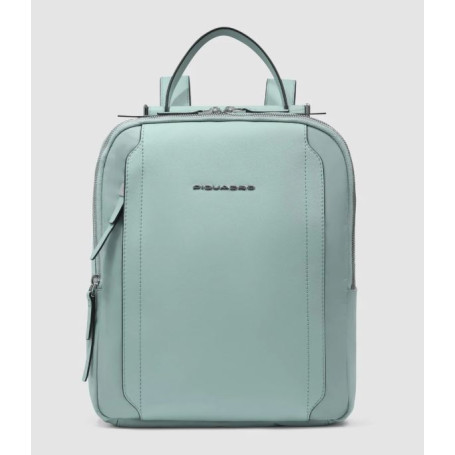 ZAINO DONNA PORTA COMPUTER IN TESSUTO E PELLE