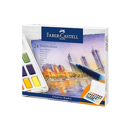 ACQUERELLI CONF.24PZ +ACCESSORI FABER-CASTELL