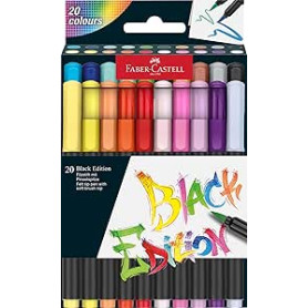 PENNARELLI BRUSH BLACK EDITION CONF.20PZ FABER-CASTELL