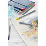 MATITE COLORATE ACQUERELLABILI +ACCESSOR MINA 3.3MM STUDIO BOX FABER-CASTELL