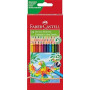 PASTELLI TRIANGOLARI ERGONOMICI CONF.24P FABER-CASTELL