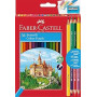 PASTELLI ESAGONALI CONF.36PZ+4 BICOLOR +TEMPERINO FABER-CASTELL