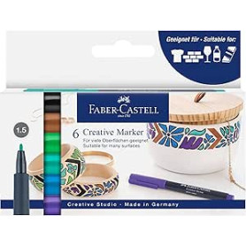 MARKER CREATIVE CONF.6PZ MM1.5 FABER-CASTELL