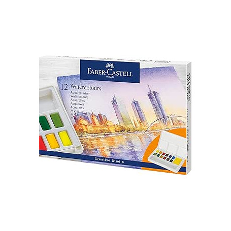 ACQUERELLI CONF.12PZ +ACCESSORI FABER-CASTELL