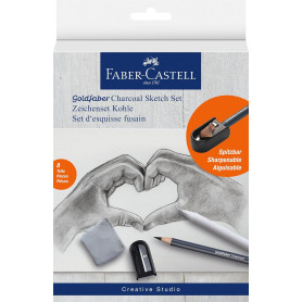SET MATITE +ACCESSORI GOLDFABER CONF.8PZ FABER-CASTELL