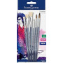 PENNELLI CON SETOLE SINTETICHE CONF.6PZ FABER-CASTELL