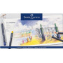 MATITE COLORATE GOLDFABER CONF.36PZ MINA 3.3MM IN LATTA FABER-CASTELL