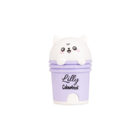 TEMPERAMATITE 1 FORO C/SERBATOIO SHARPY BEAR LILLA COLOURBOOK